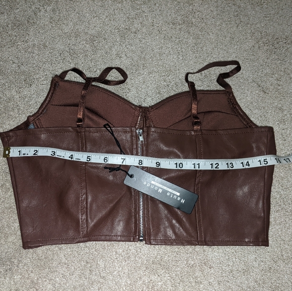 2- Piece Faux Leather Outfit - Picture 10 of 13